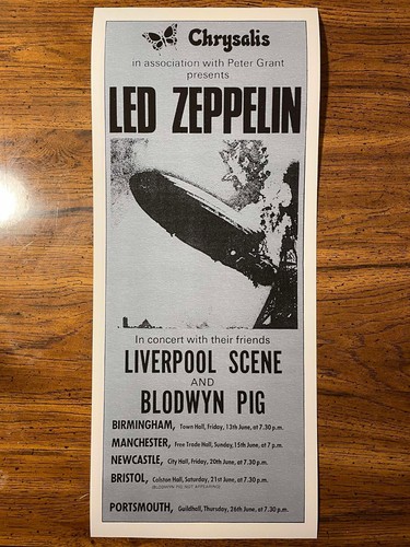 Led zeppelin 1969 1st - uk, tour