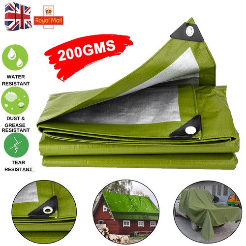 Tarpaulin heavy duty - heavy, green