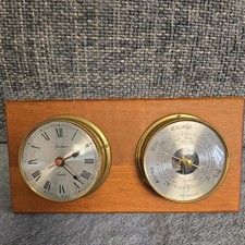 Vintage Spectrum Quartz Clock And  Weathermaster  (Barometer need repairs)