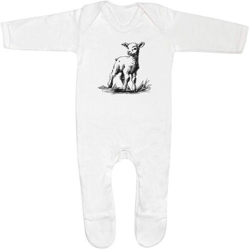 Little lamb standing - 'little,