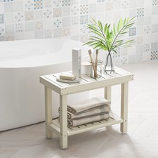 2-Tier Shower Bench w/ Bottom