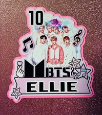 BTS personalised cake topper