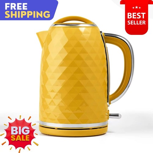 Yellow fast boil kettle - yellow, 1.7l