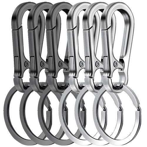 6pcs carabiner clip - carabiner, keychain