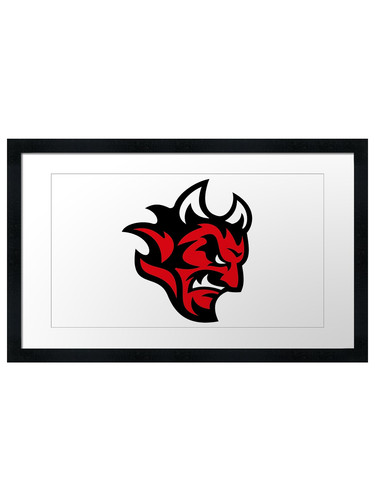 Cardiff devils logo framed - cardiff,