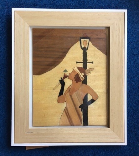Nice unusual marquetry picture - nice,