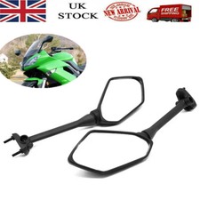 1 Pair Left+Right Mirrors For Kawasaki EX650 Ninja 650 ER-6F 09-16 EX400 ZX1000