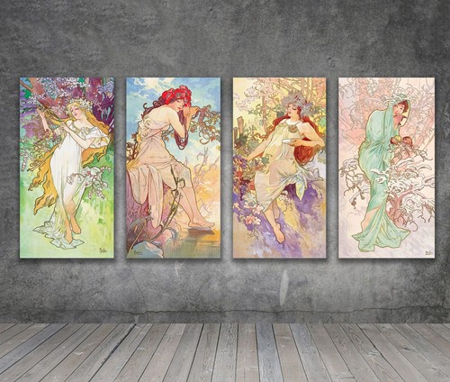 Alphonse mucha the seasons - alphonse,