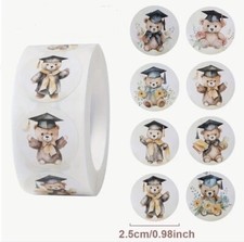 50 x Graduation Bears Stickers