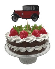 Vintage car cake topper - vintage,