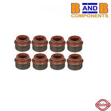 VALVE STEM SEALS x 8 ELRING 553.190 AUDI BMW FIAT FORD SEAT VAUXHALL VW A3286
