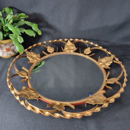 Mid century floral gold - mid,