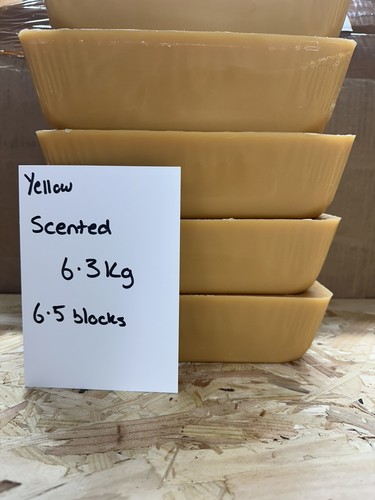 Recycled scrap candle - scrap, wax