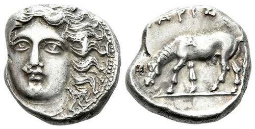 Thessaly larissa drachm circa - thessaly,,
