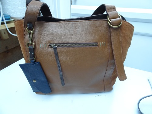 White stuff tote bag leather - white,