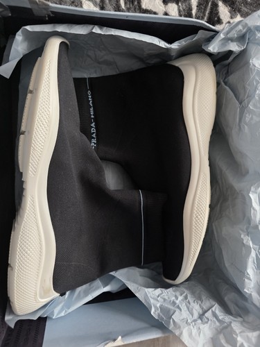 Prada stretch knit - -, high-top