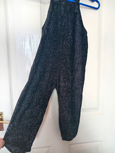 Zara girls black glitter - girls,