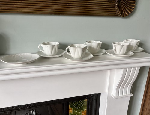 Set vintage white - of, shelley