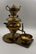Persian brass samovar set