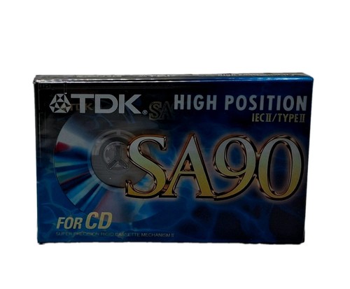 Tdk sa90 chrome - chrome, blank