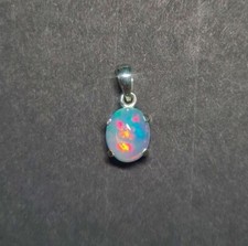 Natural Fire Opal Pendant