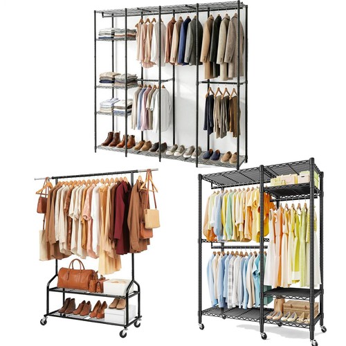 Industrial open wardrobe - open,