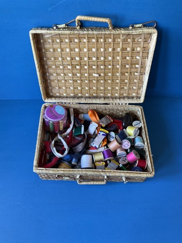 Vintage sewing box and