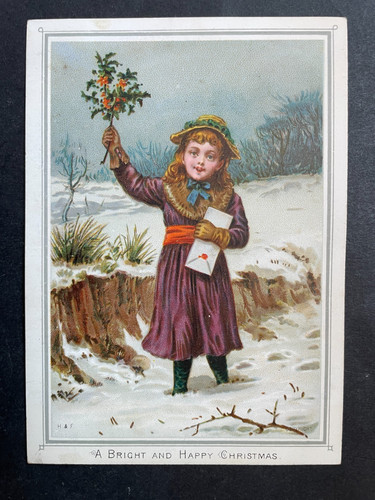 Victorian greeting card - victorian,