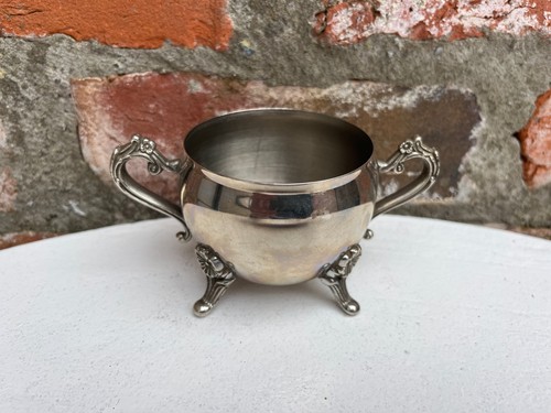 Vintage silver plated sugar
