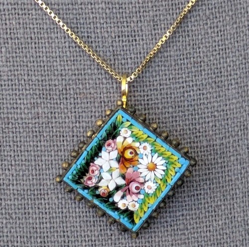 Antique micro mosaic converted - antique,