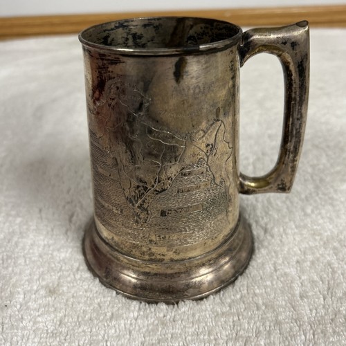 Vintage mcm brass glass bottom - mcm,