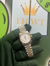 Rolex Ladies Steel & Gold Datejust 31mm 68273 Factory White Dial Box & Papers