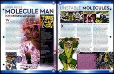 Molecule Man - Owen Reece #ML-01 Villains - Fantastic Four Marvel Fact File Page