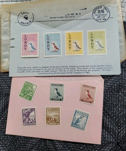 Lundy island stamp - stamp,
