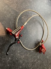 HOPE TECH 3 TWO POT FRONT HYDRAULIC DISC BRAKE BRAIDED HOSE FUNCTIONAL 87CM HOSE