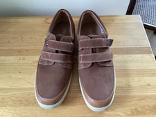 Hotter Mens Brown Suede Touch Fastening (Size 11)