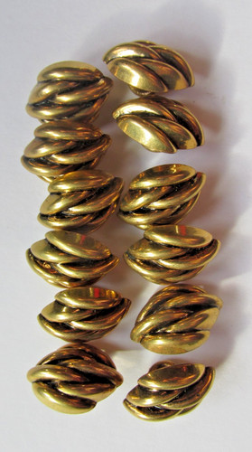 Vintage gold weave design - gold,