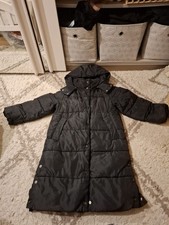 Girls black puffer - black,