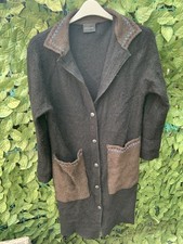 Bitte Kai Rand Boiled Wool Coat Jacket Unstructured Danish Boho 100% Wool Size M