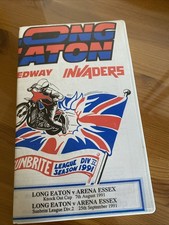 1991 LONG EATON v ARENA ESSEX KOC & BLD2 ORIGINAL SPEEDWAY VIDEO