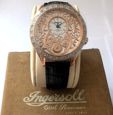 NEW Boxed Ladies - INGERSOLL GEMS RENAISSANCE WATCH - IG0523RN Rose Gold Tone