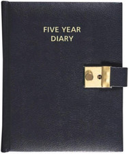 Undated Five Year Diary - Black - A5-5Y1L