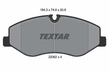 Fits TEXTAR 2206201 Brake Pad