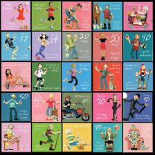 BIRTHDAY CARD ages from 11 to