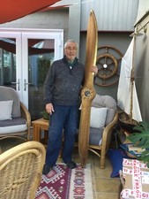 Wooden aircraft propeller