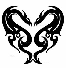 Tribal Dragon Vinyl Decal for Car laptop Window Bumper Wall Truck