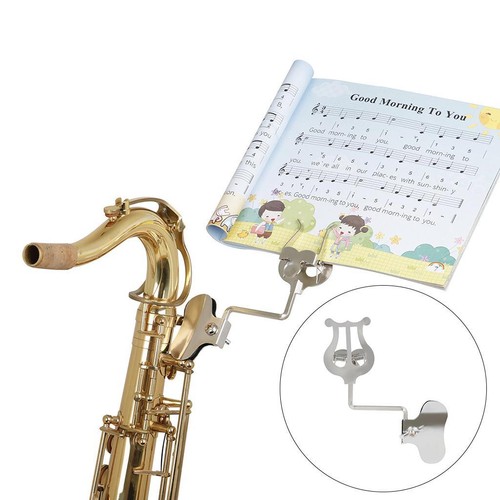 Metal sheet music clamp - metal,
