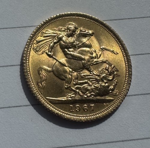 1967 full gold sovereign queen