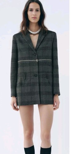 Zara check blazer dress - check,