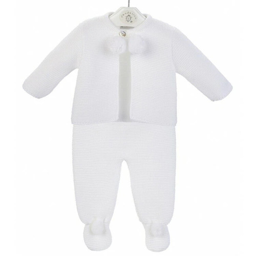Baby girls spanish - knitted, pom